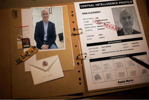 Capitan Aibar y dosier. Concept