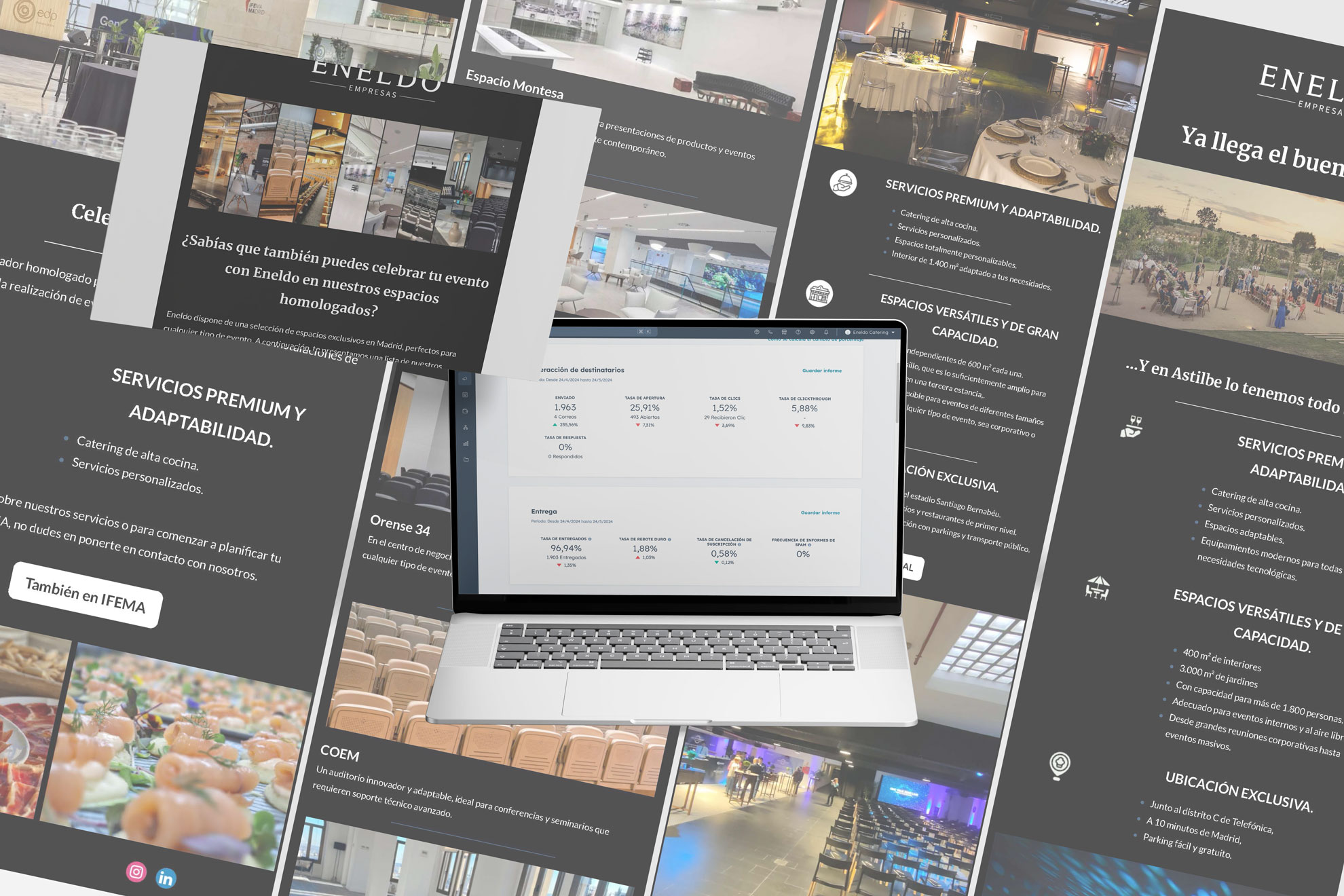 Grupo Eneldo – Estrategia visual multicanal: email marketing, diseño editorial y contenido digital